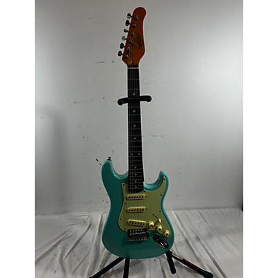 Oscar Schmidt Used Oscar Schmidt OS-300-SFG-A SF Green Solid Body Electric Guitar