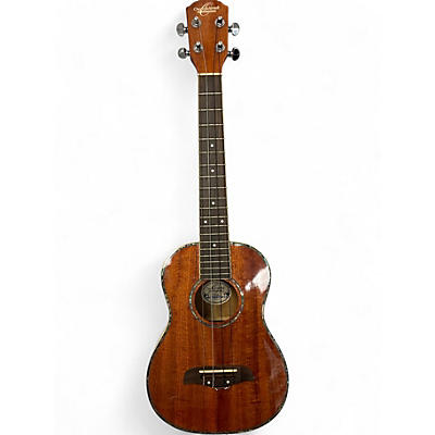 Used Oscar Schmidt OU6LCE Tenor Natural Ukulele
