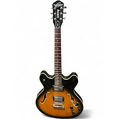Used Oscar Schmidt Oe30 Tobacco Burst Hollow Body Electric Guitar