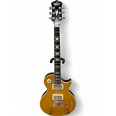 Used Oscar Schmidt Single cut Gold Solid Body Electric Guitar