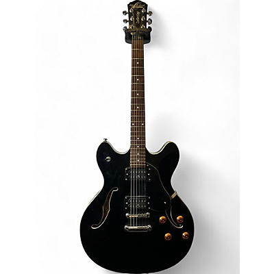 Oscar Schmidt Used Oscar Schmidt delta king Black Hollow Body Electric Guitar