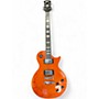 Used Oscar Schmidt les paul Orange Solid Body Electric Guitar Orange