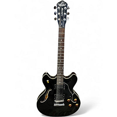 Used Oscar Schmidt oe-30 Black Hollow Body Electric Guitar