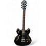 Used Oscar Schmidt oe-30 Black Hollow Body Electric Guitar Black