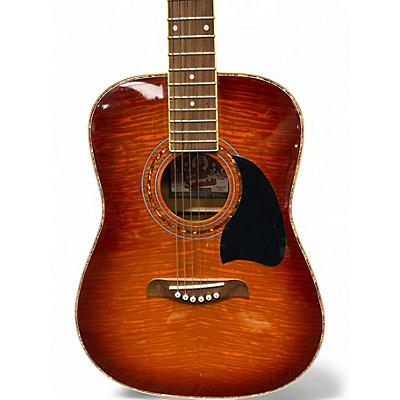 Used Oscar Schmidt og1fys Sunburst Acoustic Guitar
