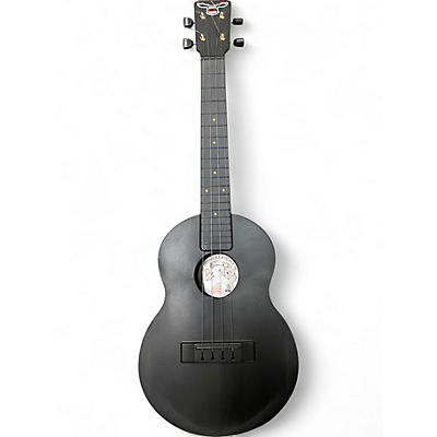 Used Outdoor PLASTIC TENOR GREY BLACK Ukulele