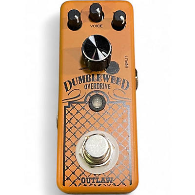 Used Outlaw Effects dumbleweed overdrive Effect Pedal
