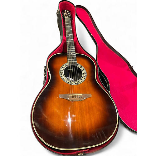 Used Ovation 1111-1 3 Tone Sunburst Acoustic Guitar 3 Tone Sunburst