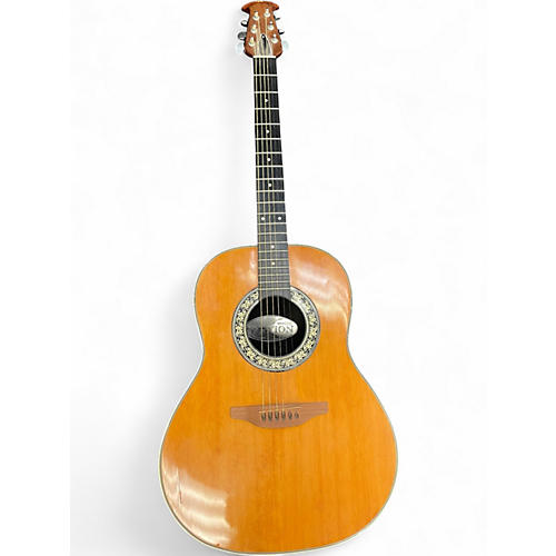 Used Ovation 1111-4 Natural Acoustic Electric Guitar Natural