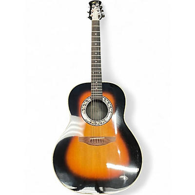 Used Ovation 1111-4 Tobacco Burst Acoustic Guitar
