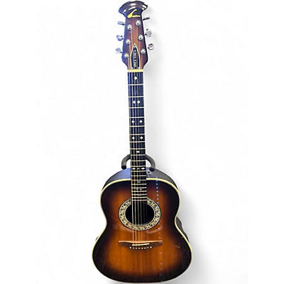 Used Ovation 1112-1 Vintage Sunburst Acoustic Guitar