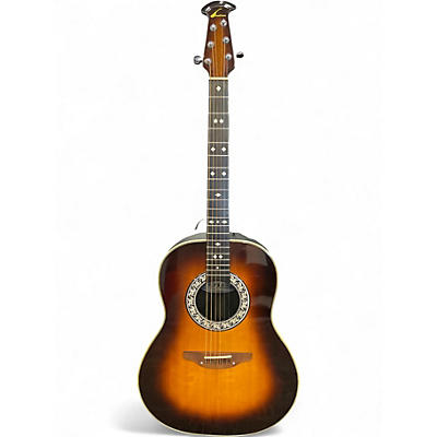 Used Ovation 1112 3 Color Sunburst Acoustic Guitar