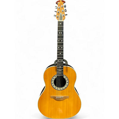 Used Ovation  1112-4 Natural Acoustic Guitar