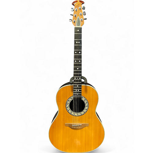 Used Ovation  1112-4 Natural Acoustic Guitar Natural