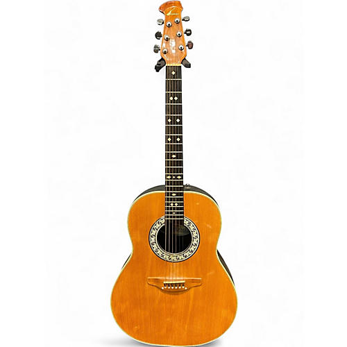 Used Ovation 1112 Natural Acoustic Guitar Natural