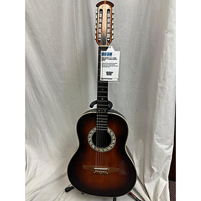 Ovation Used Ovation 1115-1 2 Tone Sunburst 12 String Acoustic Guitar