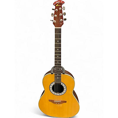 Used Ovation 1312 Natural Acoustic Guitar