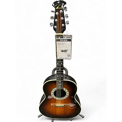 Used Ovation 1517 BROWN Acoustic Electric Guitar