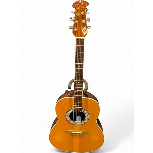 Used Ovation 1517 Natural Acoustic Electric Guitar Natural