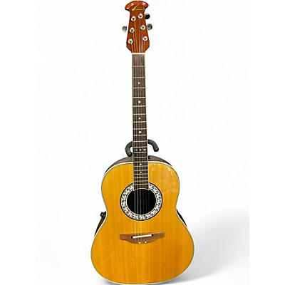 Used Ovation 1517 ULTRA Natural Acoustic Electric Guitar
