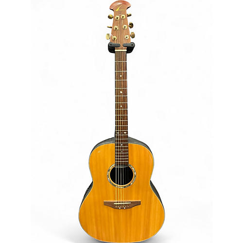 Used Ovation 1517S Ultra Series Natural Acoustic Electric Guitar Natural