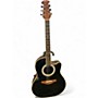 Used Ovation 1527 BLACK Acoustic Electric Guitar BLACK