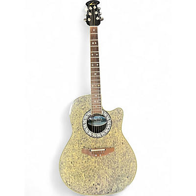 Used Ovation 1528 Ultra Faded Birdseye Acoustic Electric Guitar