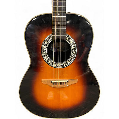Used Ovation 1611  2 Color Sunburst Acoustic Electric Guitar