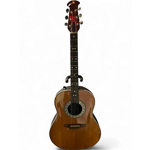 Used Ovation 1612-4 Natural Acoustic Electric Guitar Natural