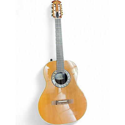 Used Ovation 1613 Natural Classical Acoustic Electric Guitar