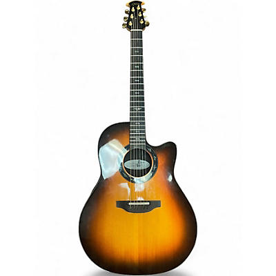 Used Ovation 1617ALE Tobacco Burst Acoustic Electric Guitar