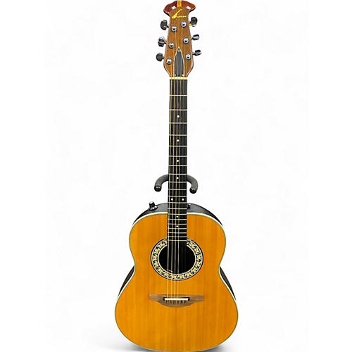 Used Ovation 1621-4 Natural Acoustic Electric Guitar Natural