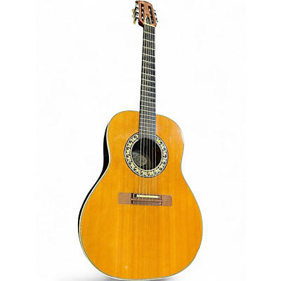 Used Ovation 16244 Natural Acoustic Electric Guitar