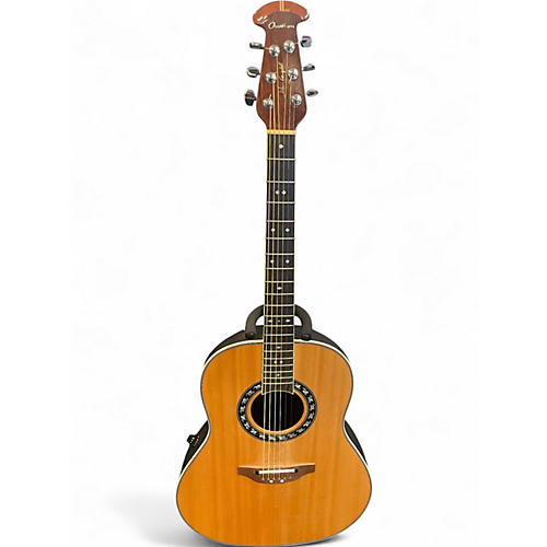 Used Ovation 1627VL Natural Acoustic Electric Guitar Natural