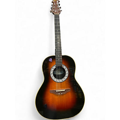 Used Ovation 1639 Sunburst Acoustic Electric Guitar
