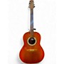 Used Ovation 1712 Custom Balladeer Natural Acoustic Electric Guitar Natural