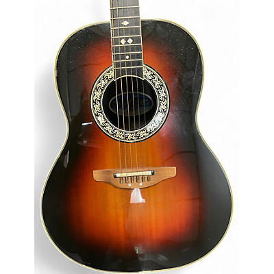 Used Ovation 1717 legend 2 Tone Sunburst Acoustic Guitar