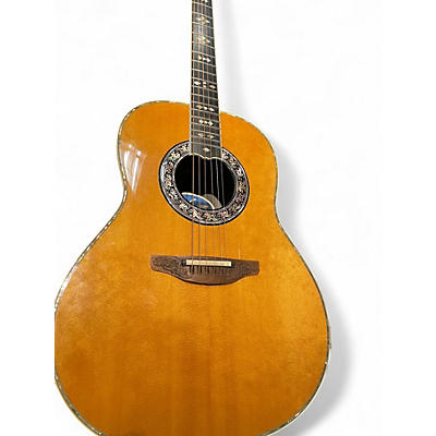 Used Ovation 1719 CUSTOM LEGEND Natural Acoustic Electric Guitar