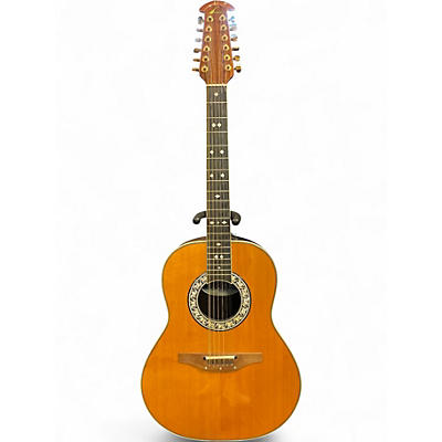 Used Ovation 1756 Legend Natural 12 String Acoustic Electric Guitar