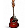 Used Ovation 1771 Standard Balladeer Red Burst Acoustic Electric Guitar Red Burst