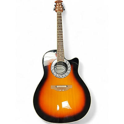 Used Ovation 1771VL-GC1 2 Color Sunburst Acoustic Electric Guitar