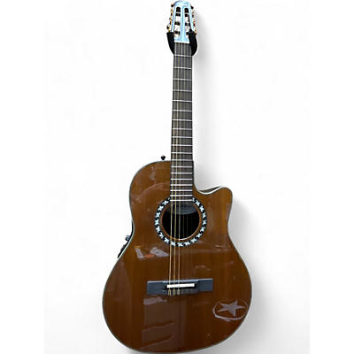 Used Ovation 1773AX-4-G Natural Classical Acoustic Electric Guitar