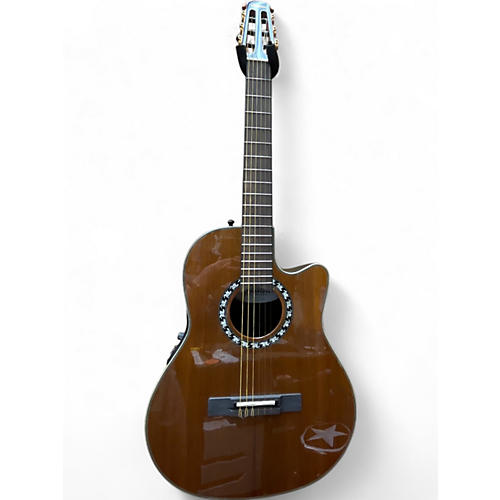 Used Ovation 1773AX-4-G Natural Classical Acoustic Electric Guitar Natural