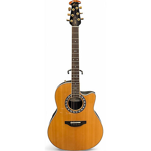 Used Ovation 1777lx Legend Natural Acoustic Electric Guitar Natural