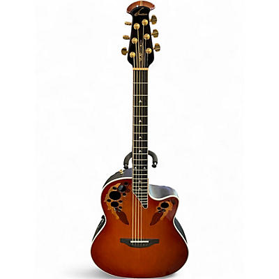 Used Ovation 1778LX Sunburst Acoustic Electric Guitar