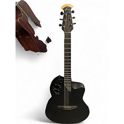 Used Ovation 1778T ELITE Black Acoustic Electric Guitar