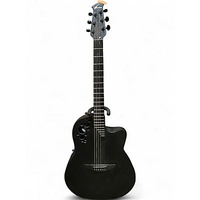 Used Ovation 1778T-ELITE MATTE BLACK Acoustic Electric Guitar
