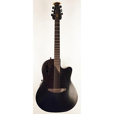 Ovation Used Ovation 1778TX-5 Elite Black Acoustic Electric Guitar