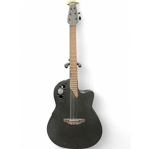 Used Ovation 1778TX-5 Elite Black Acoustic Electric Guitar Black