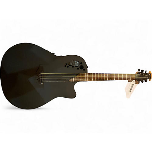 Used Ovation 1778TX-5 Elite Black Acoustic Electric Guitar Black
